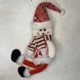 Рождественская подвеска Снеговик