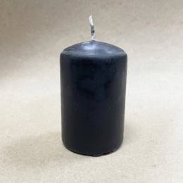 Свеча черная парафиновая 8 х 5 см.