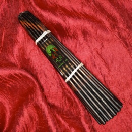 Иерусалимские свечи чёрные 24,5см 33шт.