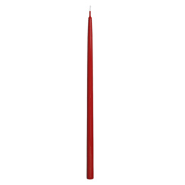 Свеча МК красная восковая маканая 16 см.