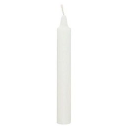 Свеча белая 17 х 1,5 см парафин