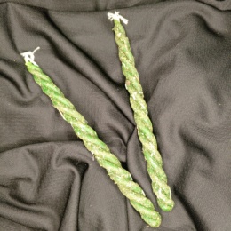 Скрутка Magic Energy из зеленых свечей с крапивой