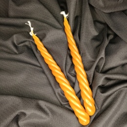 Скрутка Magic Energy из 4 свечей желтая