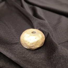 Подсвечник из бетона (для свечи толщиной 6 мм)