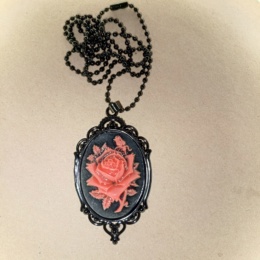 Кулон объемный Красная Роза