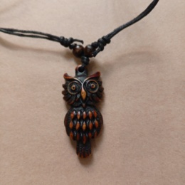 Кулон на шнурке Филин