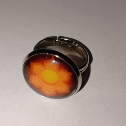 Кольцо чакра Свадхистана безразмерное