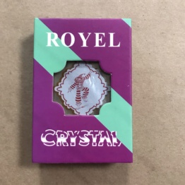 Прозрачные игральные карты пластиковые Royel Cristal