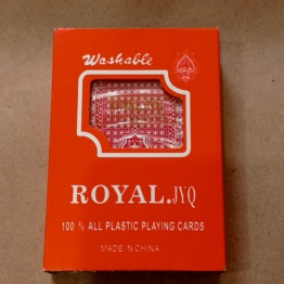 Карты пластиковые игральные USA Royal с красной рубашкой