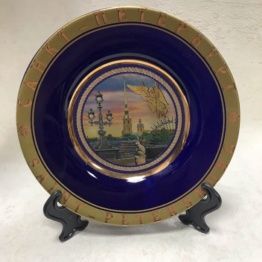 Сувенирная тарелка Санкт-Петербург Достопримечательности
