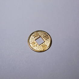 Монета китайская Дракон и Феникс 