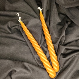 2 скрутки Magic Energy из 4 свечей желтые