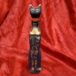 Кошка Египетская (керамика с золотой росписью)