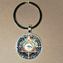 Брелок Всевидящее Око, реалистичный рисунок