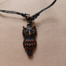 Кулон на шнурке Филин