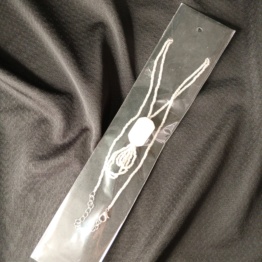 Талисман из натурального адуляра с граненым бисером