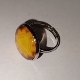 Кольцо чакра Манипура безразмерное